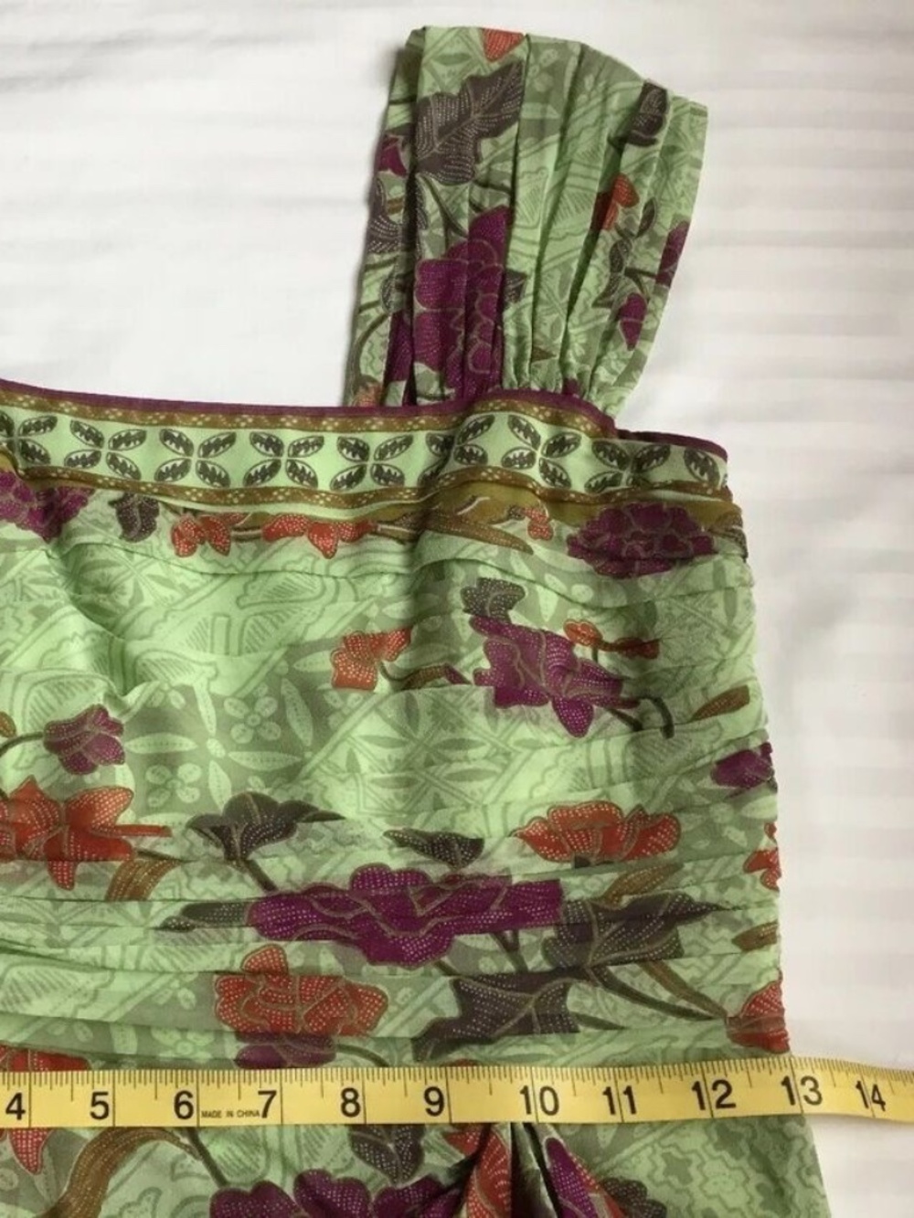 NICOLE MILLER Silk DRESS Size: 4 (SMALL) NWT 100% Silk Paisley Lined - Picture 7 of 12